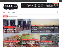 Tablet Screenshot of braai.co.za